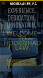 Mobile Screenshot of noorishadlaw.com